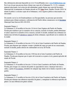 2022 Referendum Election Notice Spanish Part 2