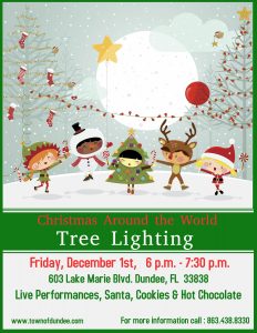 2023 Christmas Tree Lighting Flyer 