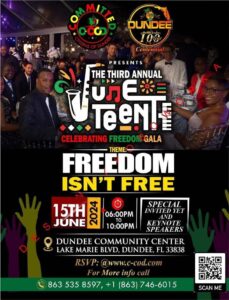 Celebrating Freedom Gala Flyer