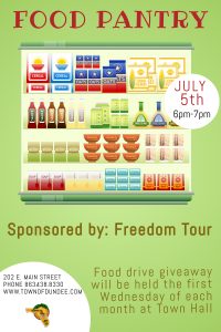 Food Drive Flyer Template - July