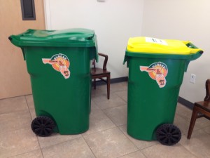 Town of Dundee New Garbage Recycle Totes