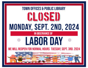 Labor Day Facility Closure Flyer