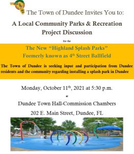Local Community Parks & Recreation Project Discussion