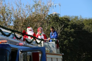 Santa on Truck